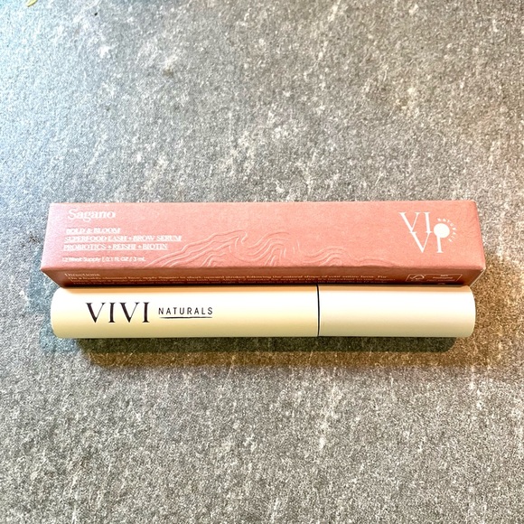 New Sagano Superfood Lash + Brow Serum 0.1 Fl Oz - Picture 1 of 4